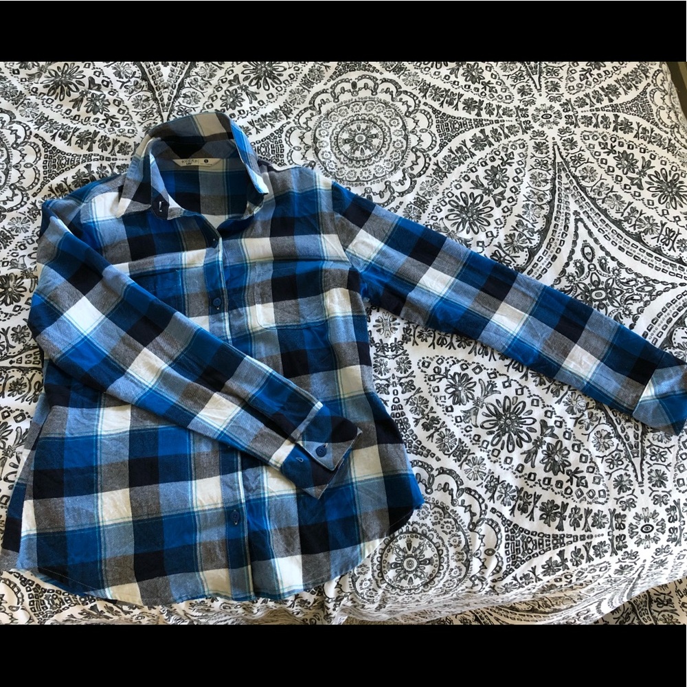 Lee buffalo plaid flannel button-up